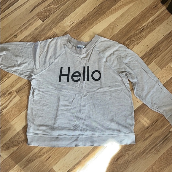 Wildfox hello sweatshirt size medium - Picture 2 of 2